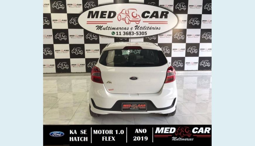 FORD KA 1.0 TI-VCT FLEX SE MANUAL - BRANCO - 2019 Foto 10 (Grande)