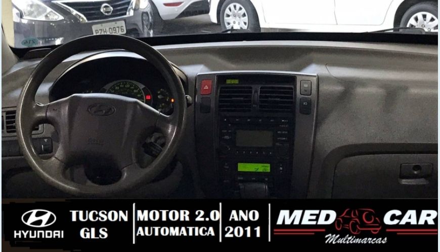 HYUNDAI TUCSON 2.0 MPFI GLS 16V 143CV 2WD 4P AUT. - PRATA - 2011 Foto 10 (Grande)