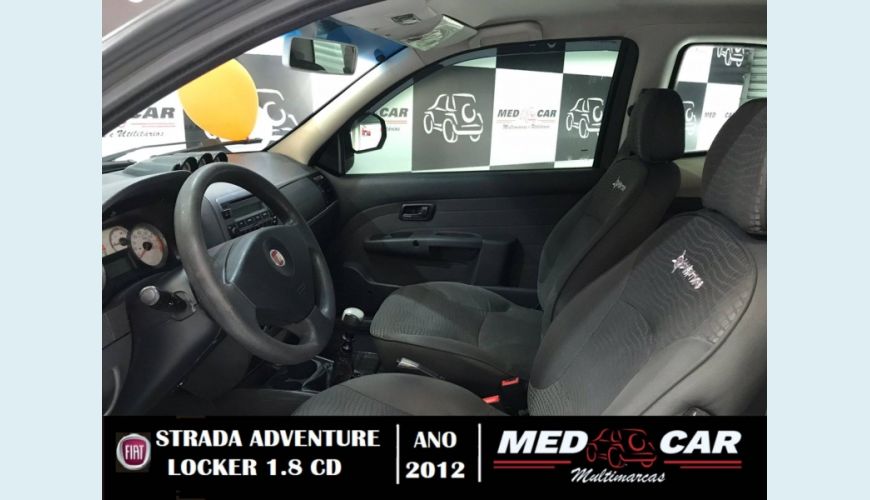 FIAT STRADA 1.8 MPI ADVENTURE LOCKER CD 16V FLEX 2P MANUAL - VERDE - 2012 Foto 10 (Grande)