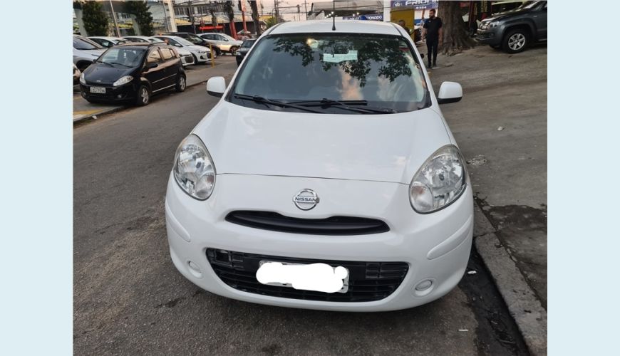 NISSAN MARCH 1.0 S 16V FLEX 4P MANUAL - BRANCO - 2013 Foto 10 (Grande)