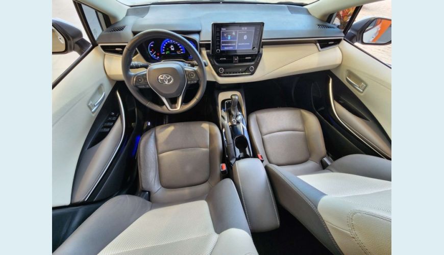 TOYOTA COROLLA 1.8 VVT-I HYBRID FLEX ALTIS PREMIUM CVT - BRANCO - 2022 Foto 10 (Grande)