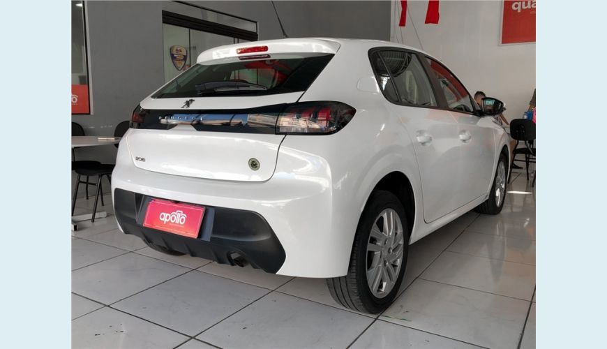 PEUGEOT 208 1.6 16V FLEX ACTIVE PACK AT6 - BRANCO - 2021 Foto 10 (Grande)