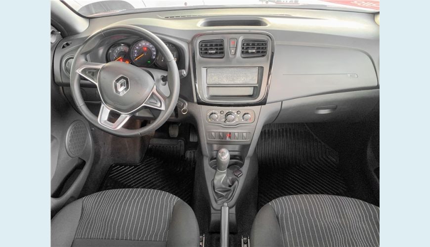 RENAULT LOGAN 1.0 12V SCE FLEX LIFE MANUAL - PRATA - 2021 Foto 10 (Grande)