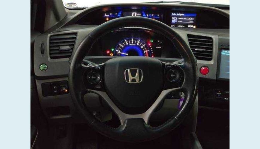 HONDA CIVIC NEW LXL 1.8 16V I-VTEC AUT. FLEX - PRATA - 2013 Foto 10 (Grande)