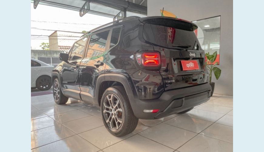 JEEP RENEGADE 1.3 T270 TURBO FLEX LONGITUDE AT6 - PRETO - 2023 Foto 10 (Grande)