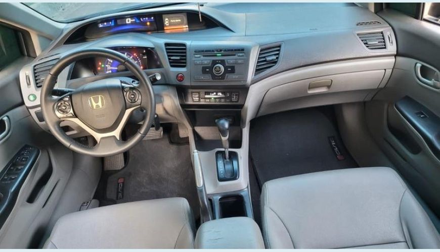 HONDA CIVIC LXS - CINZA - 2013 Foto 10 (Grande)