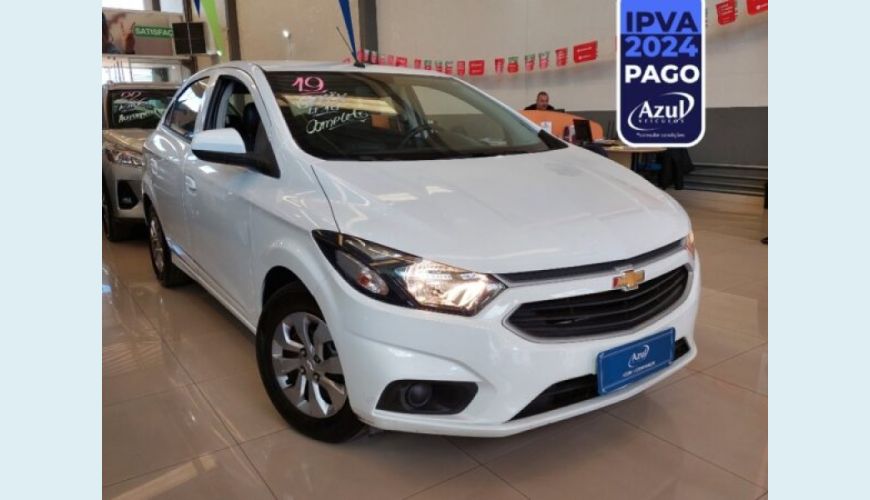 CHEVROLET ONIX 1.0 MPFI LT 8V FLEX 4P MANUAL - BRANCO - 2019 Foto 10 (Grande)