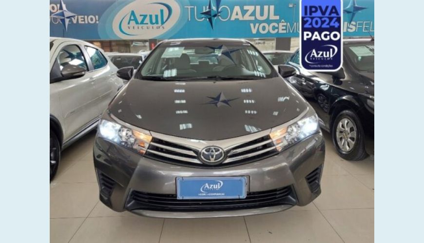 TOYOTA COROLLA 1.8 GLI 16V FLEX 4P AUT. - CINZA - 2016 Foto 10 (Grande)