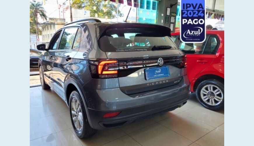 VOLKSWAGEN T-CROSS 1.0 200 TSI TOTAL FLEX AUT. - CINZA - 2020 Foto 10 (Grande)