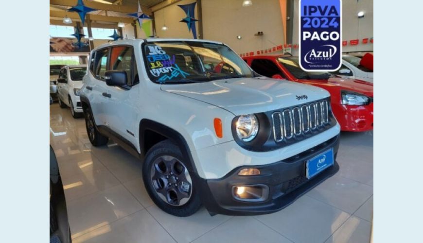 JEEP RENEGADE 1.8 16V FLEX SPORT 4P AUT. - BRANCO - 2016 Foto 10 (Grande)