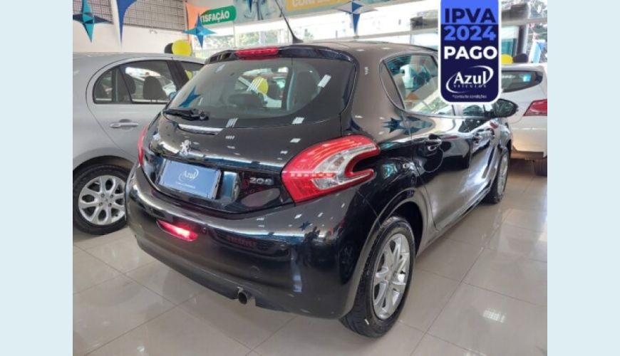 PEUGEOT 208 1.5 ALLURE 8V FLEX 4P MANUAL - PRETO - 2014 Foto 10 (Grande)