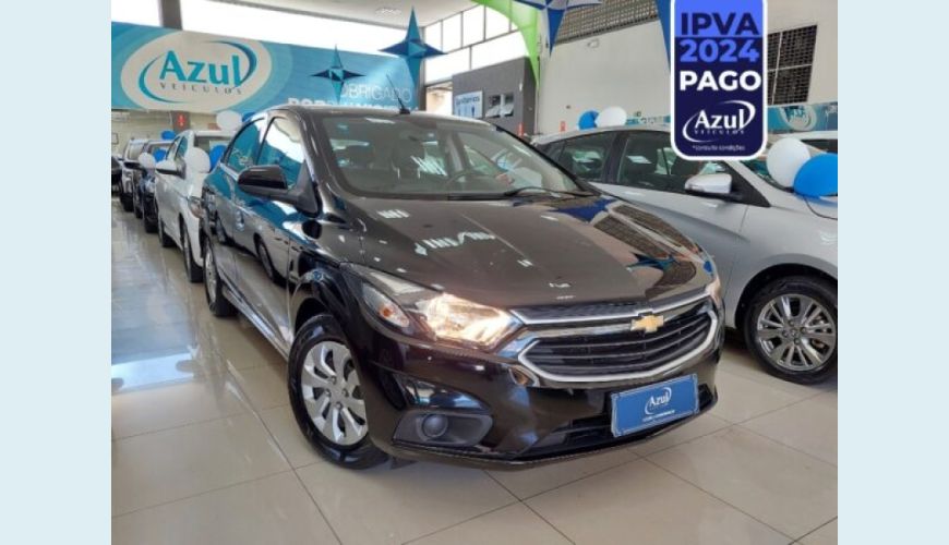 CHEVROLET ONIX 1.0 MPFI LT 8V FLEX 4P MANUAL - PRETO - 2019 Foto 10 (Grande)