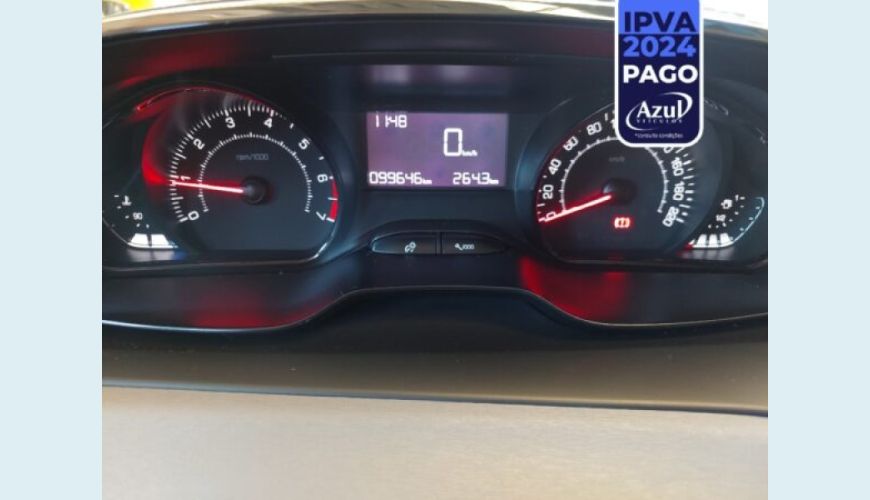PEUGEOT 208 1.2 ACTIVE 12V FLEX 4P MANUAL - BRANCO - 2018 Foto 10 (Grande)