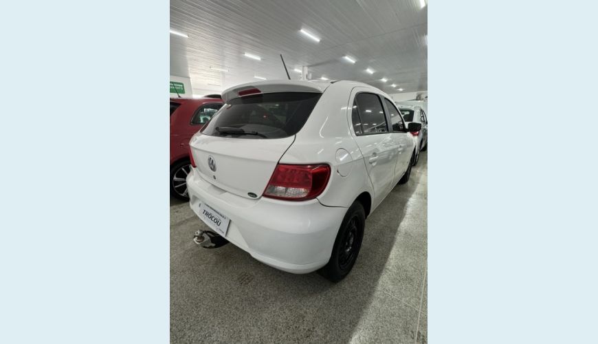 VOLKSWAGEN GOL 1.0 MI 8V FLEX 4P MANUAL G.V - BRANCO - 2012 Foto 10 (Grande)