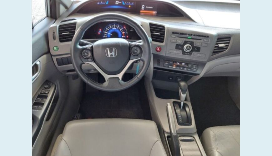 HONDA CIVIC 1.8 LXS 16V FLEX 4P AUT. - PRATA - 2013 Foto 10 (Grande)
