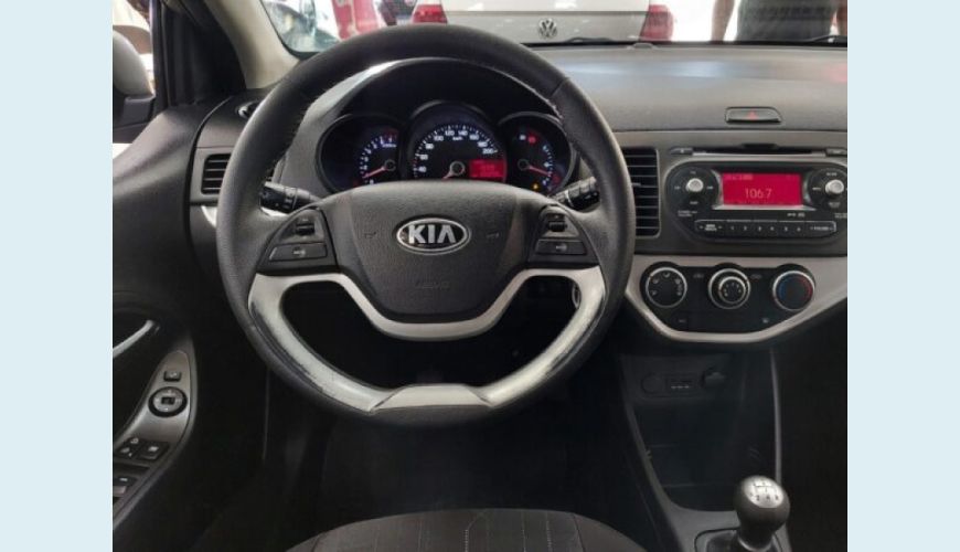 KIA PICANTO 1.0 EX 12V FLEX 4P MANUAL - CINZA - 2014 Foto 10 (Grande)