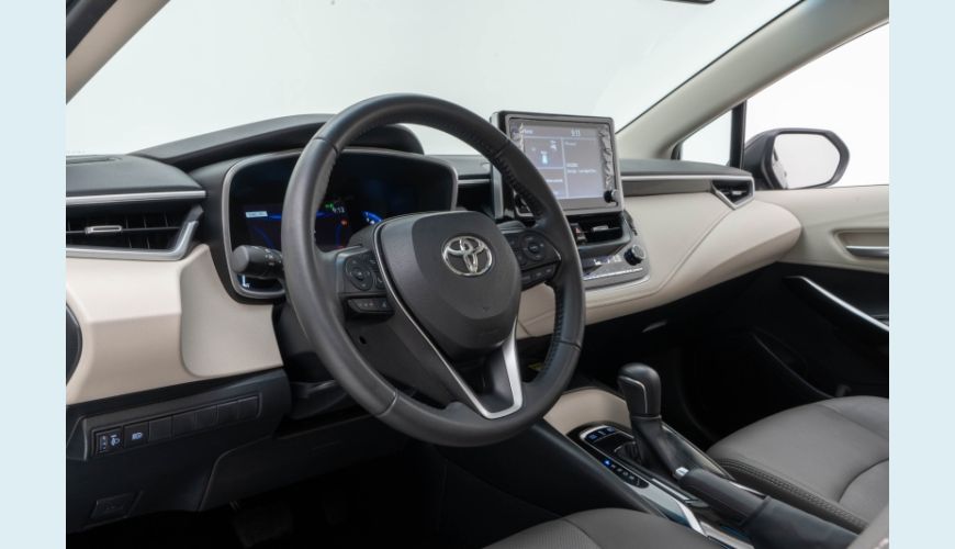 TOYOTA COROLLA 1.8 VVT-I HYBRID FLEX ALTIS PREMIUM CVT - CINZA - 2023 Foto 10 (Grande)