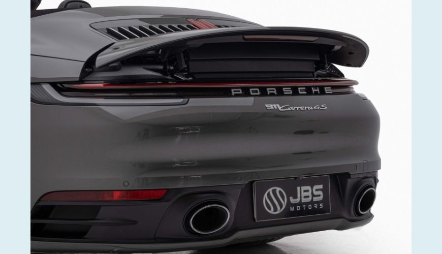 PORSCHE 911 3.0 24V H6 CARRERA 4S CABRIOLET PDK - CINZA - 2021 Foto 10 (Grande)
