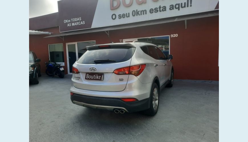 HYUNDAI SANTA FE 3.3 MPFI 4X4 V6 270CV 4P AUT. - PRATA - 2014 Foto 10 (Grande)