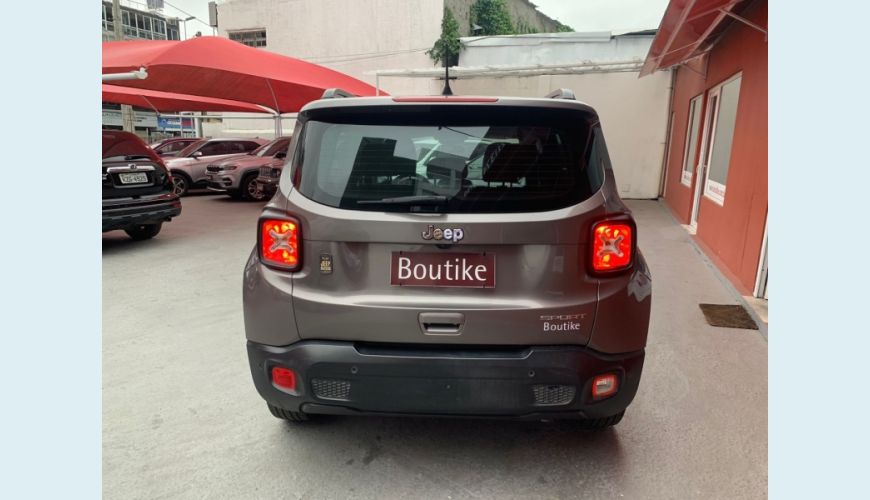 JEEP RENEGADE 1.8 16V FLEX SPORT 4P AUT. - CINZA - 2021 Foto 10 (Grande)