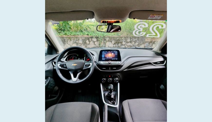 CHEVROLET ONIX LT2 1.0 FLEX MANUAL - PRATA - 2023 Foto 10 (Grande)
