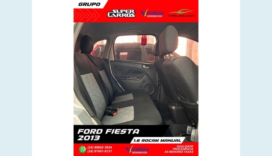 FORD FIESTA - PRATA - 2013 Foto 10 (Grande)