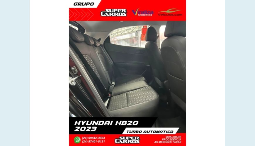 HYUNDAI HB 20 - PRETO - 2023 Foto 10 (Grande)