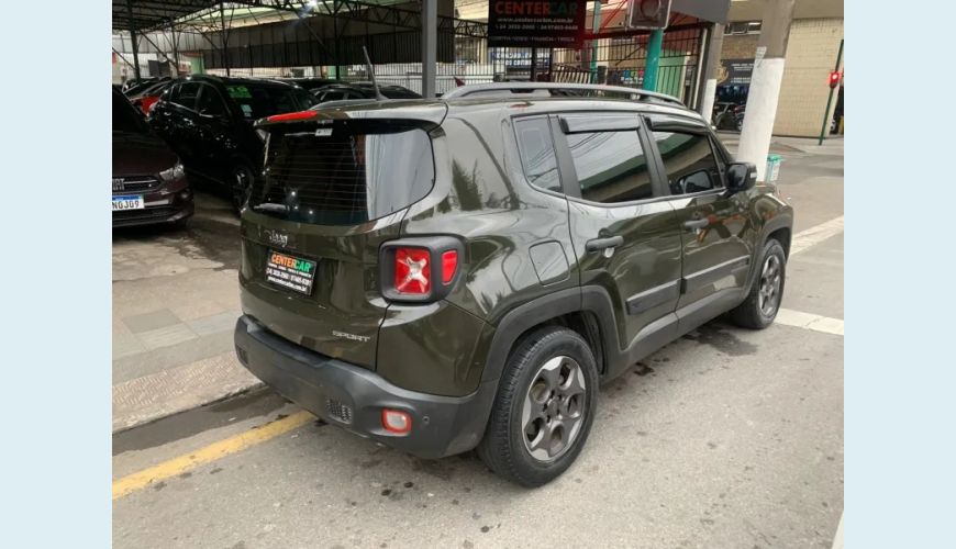 JEEP RENEGADE 1.8 16V FLEX SPORT 4P MANUAL - VERDE - 2017 Foto 10 (Grande)
