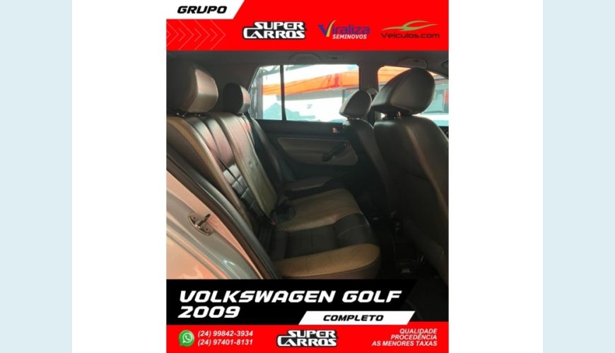 VOLKSWAGEN GOLF - PRATA - 2009 Foto 10 (Grande)