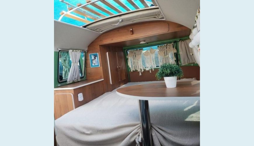 VOLKSWAGEN KOMBI 1.4 KOMBI CAMPER MOTORHOME - VERDE - 1996 Foto 10 (Grande)