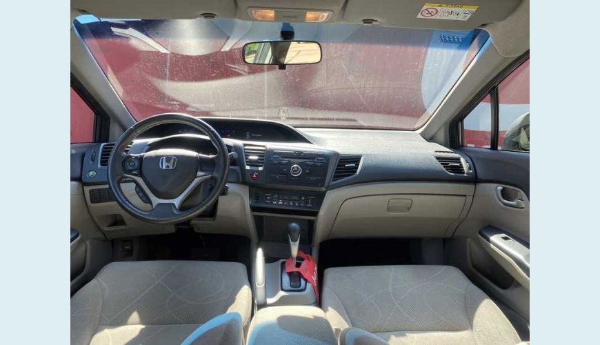 HONDA CIVIC NEW LXS 1.8 16V I-VTEC FLEX - CINZA - 2013 Foto 10 (Grande)