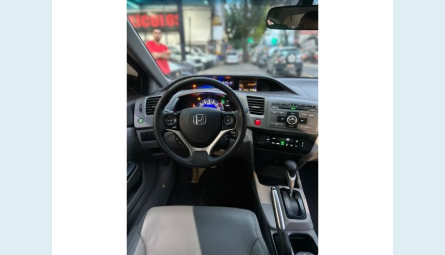 HONDA CIVIC - CINZA - 2014 Foto 10 (Grande)