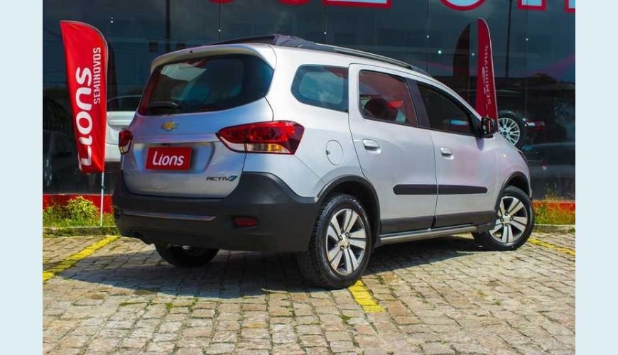 CHEVROLET SPIN 1.8 ECONOFLEX ACTIV 7S AUT. - PRATA - 2019 Foto 10 (Grande)