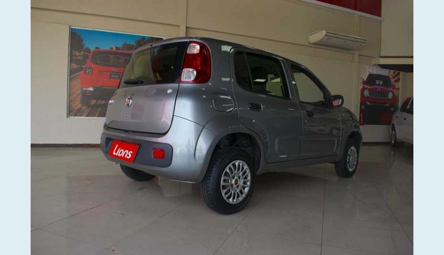 FIAT UNO VIVACE CELEB. 1.0 8V FLEX 4P - CINZA - 2014 Foto 10 (Grande)