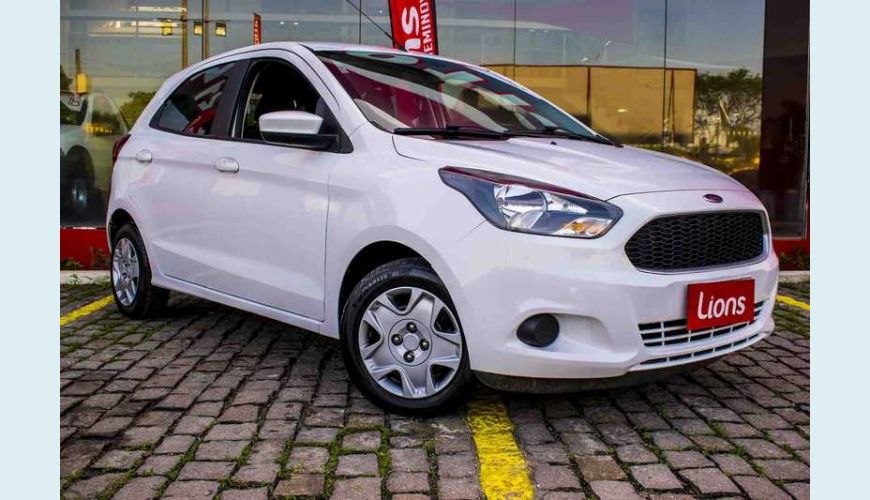 FORD KA SE PLUS 1.0 FLEX - BRANCO - 2016 Foto 10 (Grande)