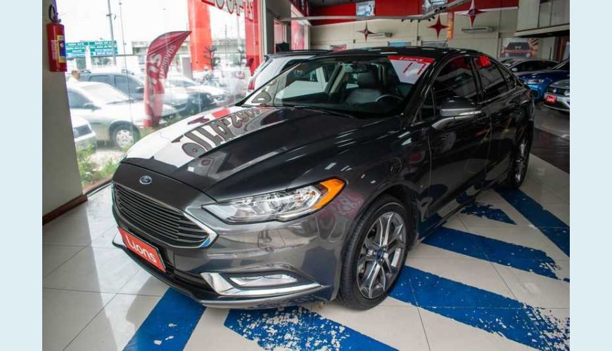 FORD FUSION 2.0 ECOBOOST SEL AUT. - CINZA - 2017 Foto 10 (Grande)
