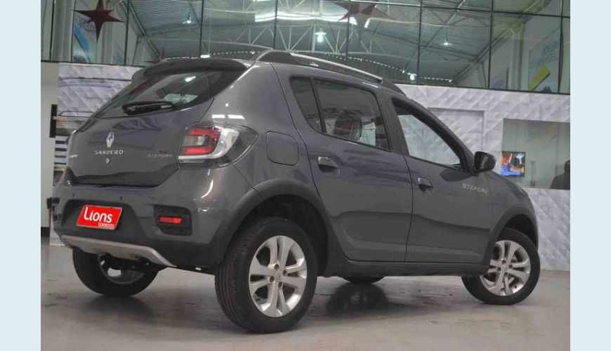 RENAULT SANDERO STEPWAY 1.6 8V FLEX - CINZA - 2017 Foto 10 (Grande)
