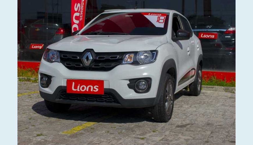 RENAULT KWID INTENSE 1.0 12V SCE FLEX - BRANCO - 2018 Foto 10 (Grande)