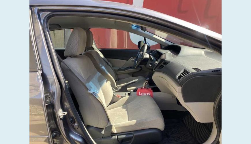 HONDA CIVIC LXS 1.8 I-VTEC AUT. FLEX - CINZA - 2016 Foto 10 (Grande)