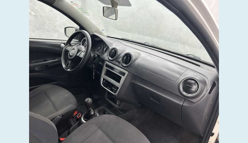 VOLKSWAGEN GOL 1.0 TEC CITY FLEX 2P - BRANCO - 2015 Foto 10 (Grande)