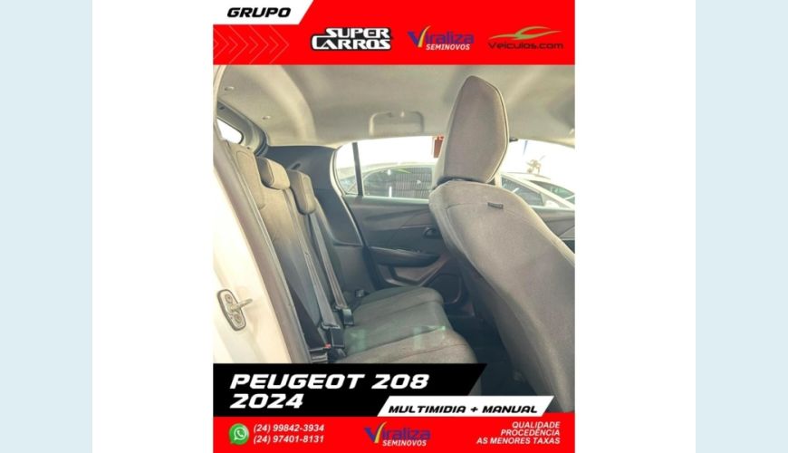 PEUGEOT 208 - BRANCO - 2024 Foto 10 (Grande)