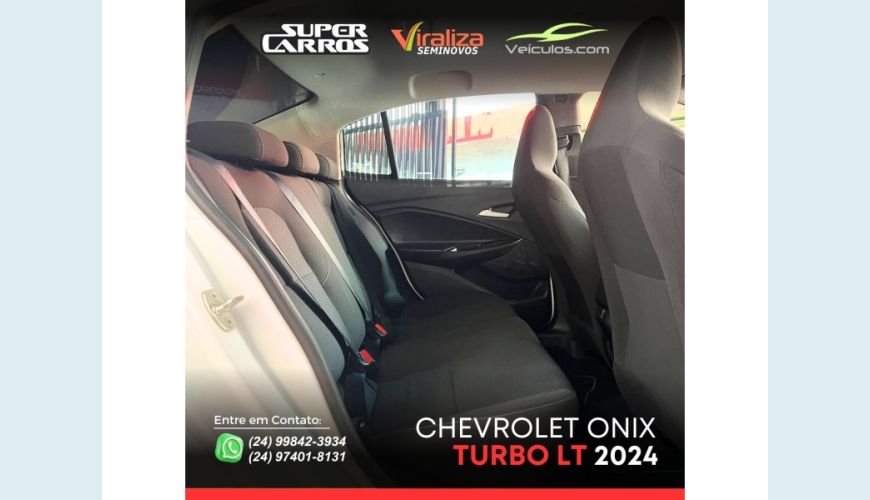CHEVROLET ONIX - BRANCO - 2024 Foto 10 (Grande)