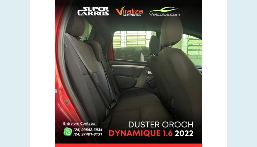 RENAULT DUSTER OROCH - VERMELHO - 2022 Foto 10 (Grande)