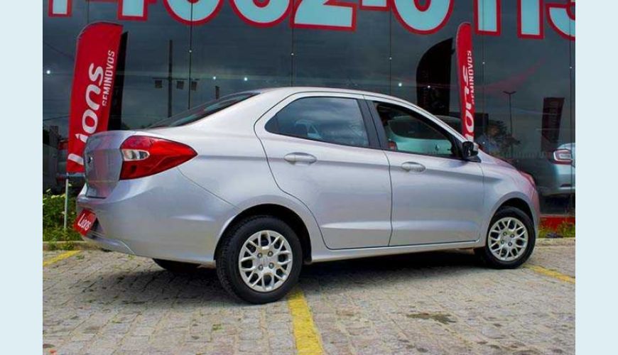 FORD KA SEDAN SE 1.0 (FLEX) - PRATA - 2018 Foto 10 (Grande)
