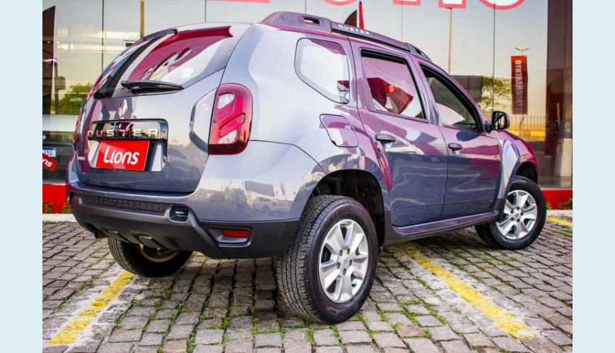 RENAULT DUSTER 1.6 16V EXPRESSION (FLEX) - CINZA - 2018 Foto 10 (Grande)