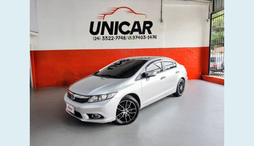 HONDA CIVIC FLEX MANUAL 4P - PRATA - 2014 Foto 10 (Grande)