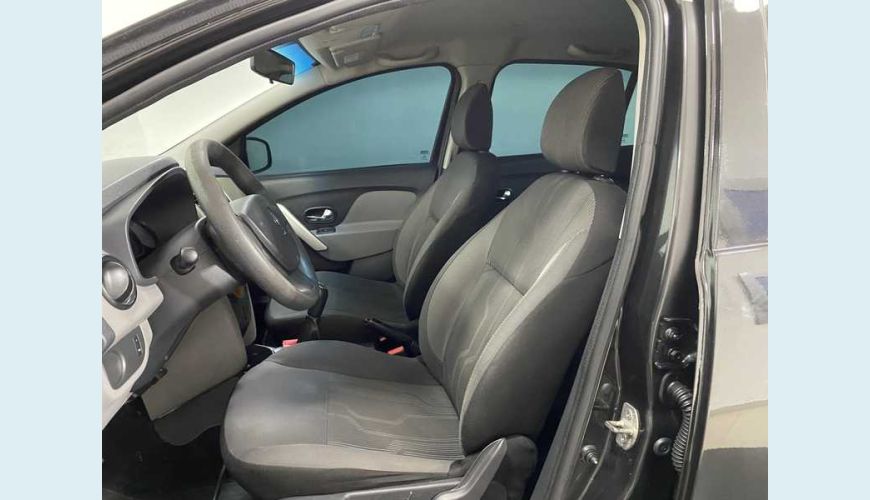 RENAULT LOGAN AUTHENTIQUE 1.0 12V FLEX MANUAL 4P - PRETO - 2019 Foto 10 (Grande)