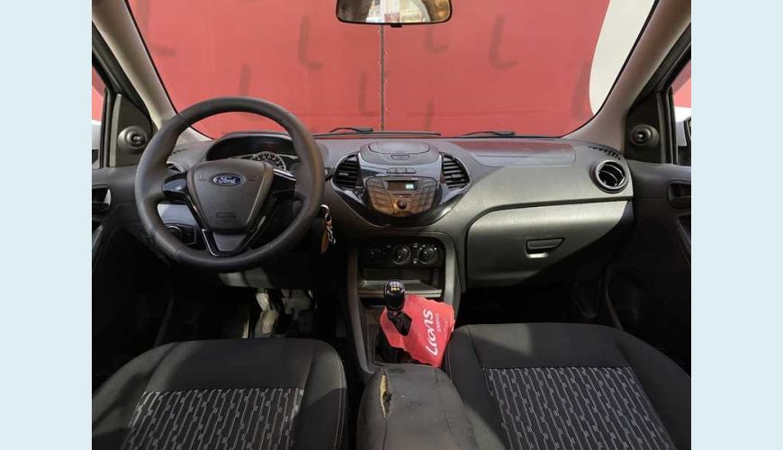 FORD KA SEDAN SE PLUS 1.0 FLEX MANUAL 4P - BRANCO - 2015 Foto 10 (Grande)