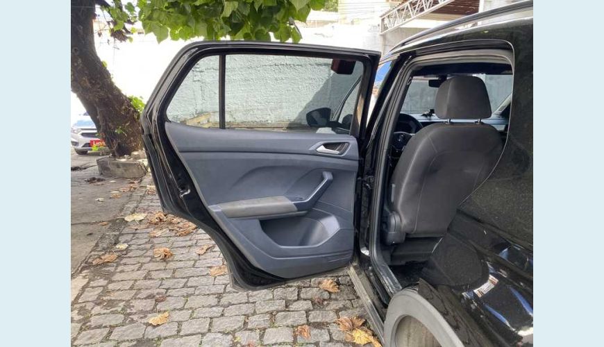 VOLKSWAGEN T-CROSS 1.0 200 TSI COMFORTLINE (AUT) (FLEX) - PRETO - 2020 Foto 10 (Grande)