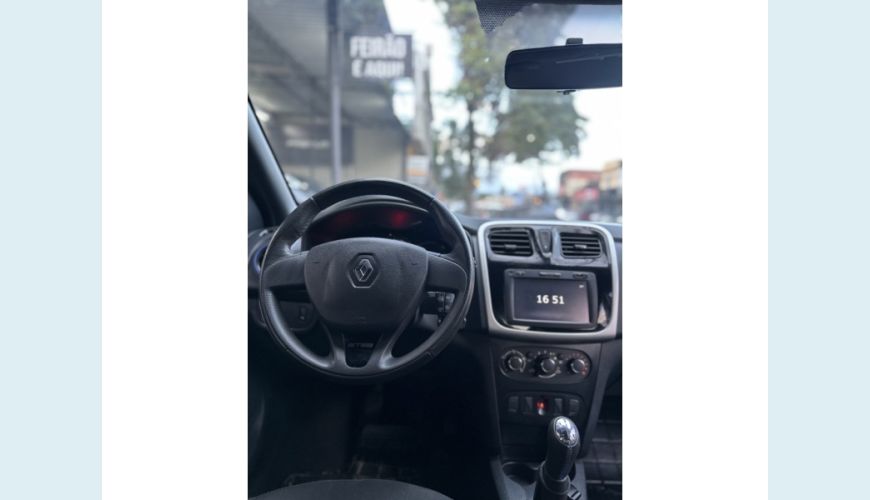 RENAULT RENAULT SANDERO FLEX MANUAL 4P - PRATA - 2019 Foto 10 (Grande)